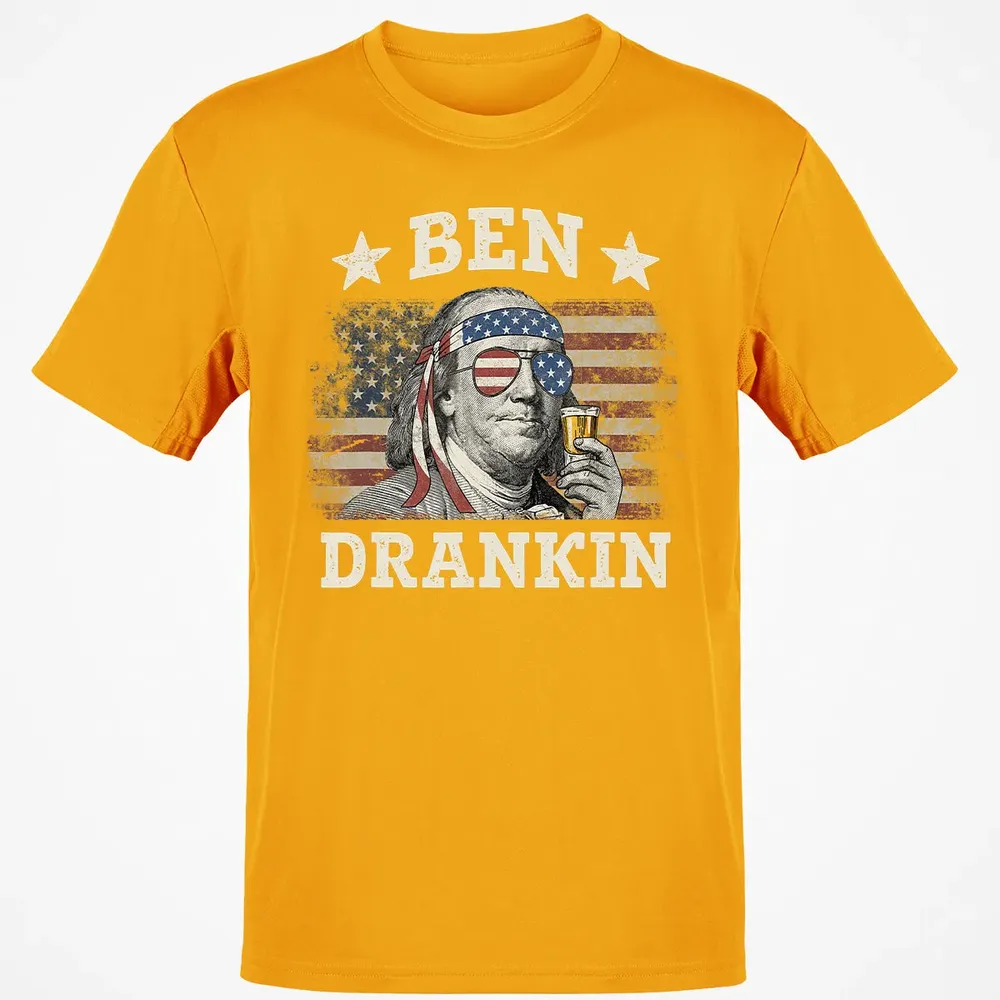 Ben Drankin 4th of July Patriotic Funny Classic Unisex T-Shirt - 5