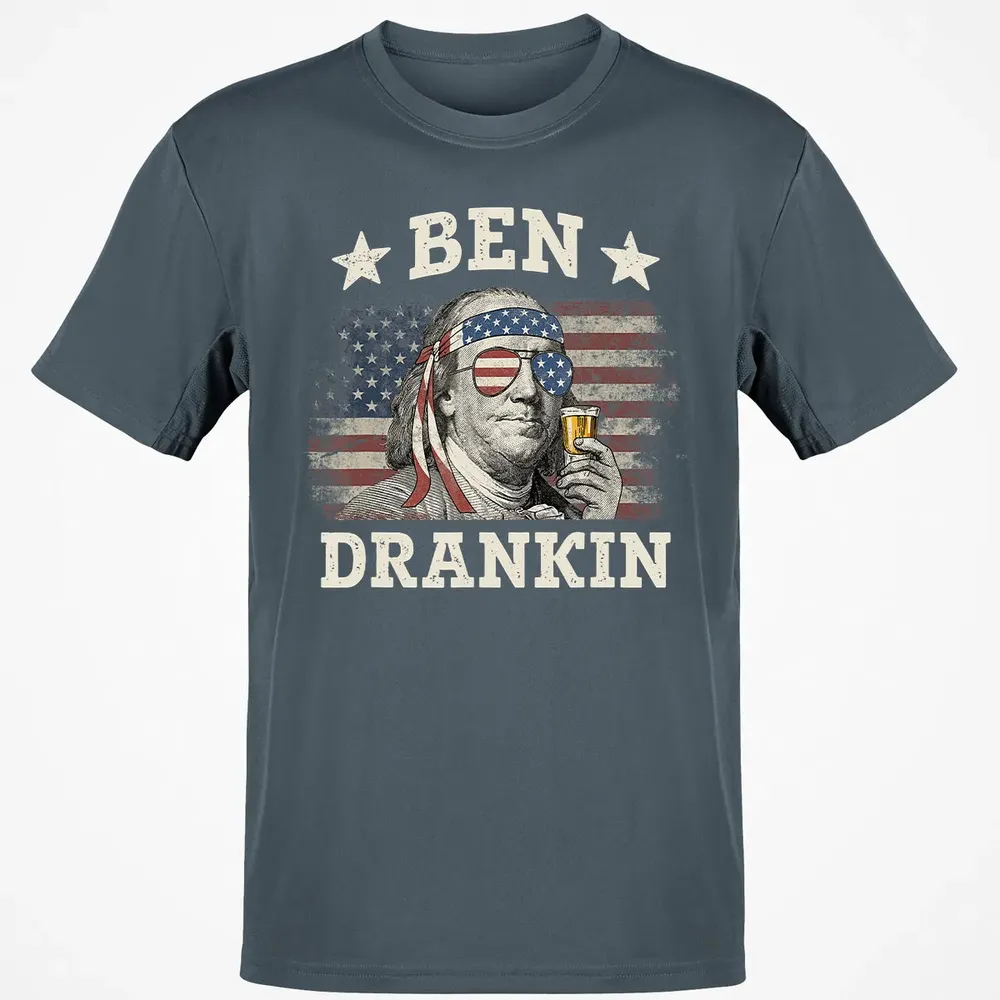 Ben Drankin 4th of July Patriotic Funny Classic Unisex T-Shirt - 4