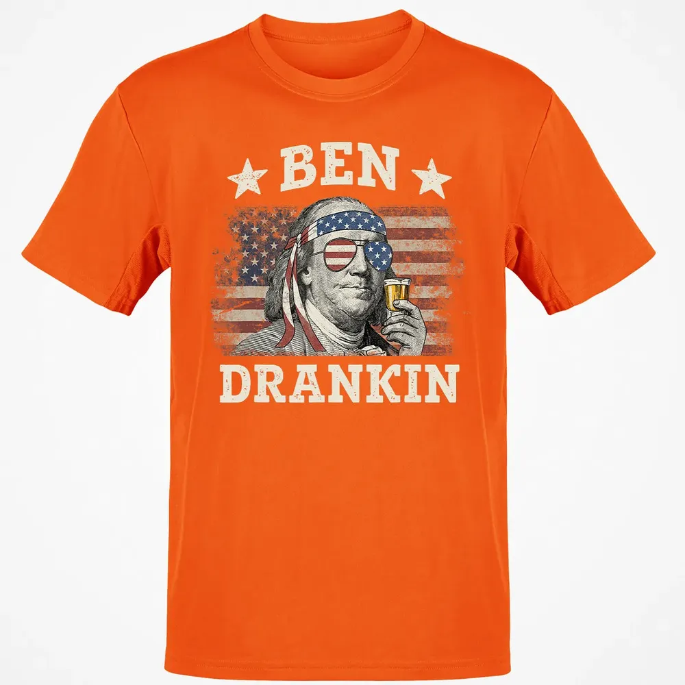 Ben Drankin 4th of July Patriotic Funny Classic Unisex T-Shirt - 9