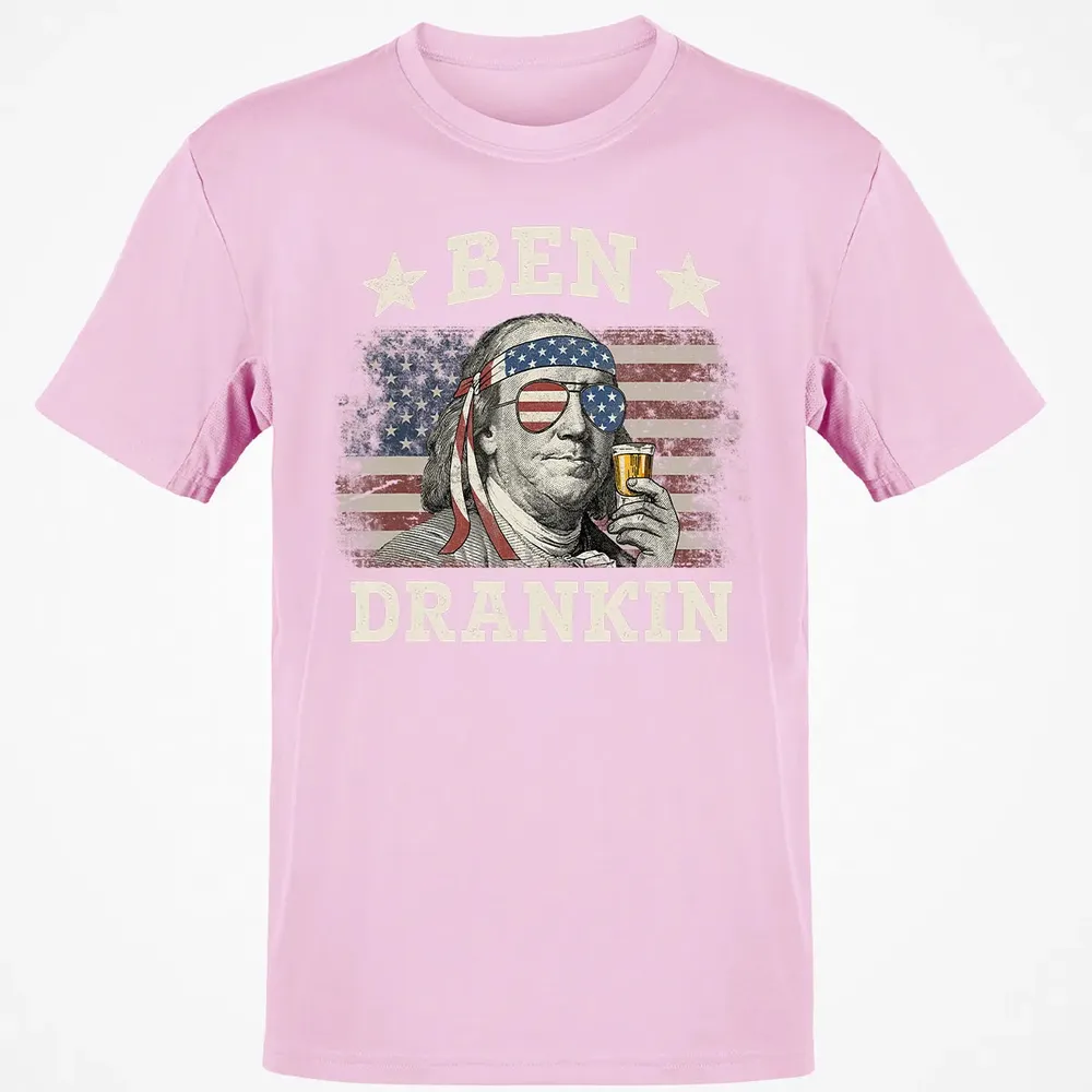 Ben Drankin 4th of July Patriotic Funny Classic Unisex T-Shirt - 6