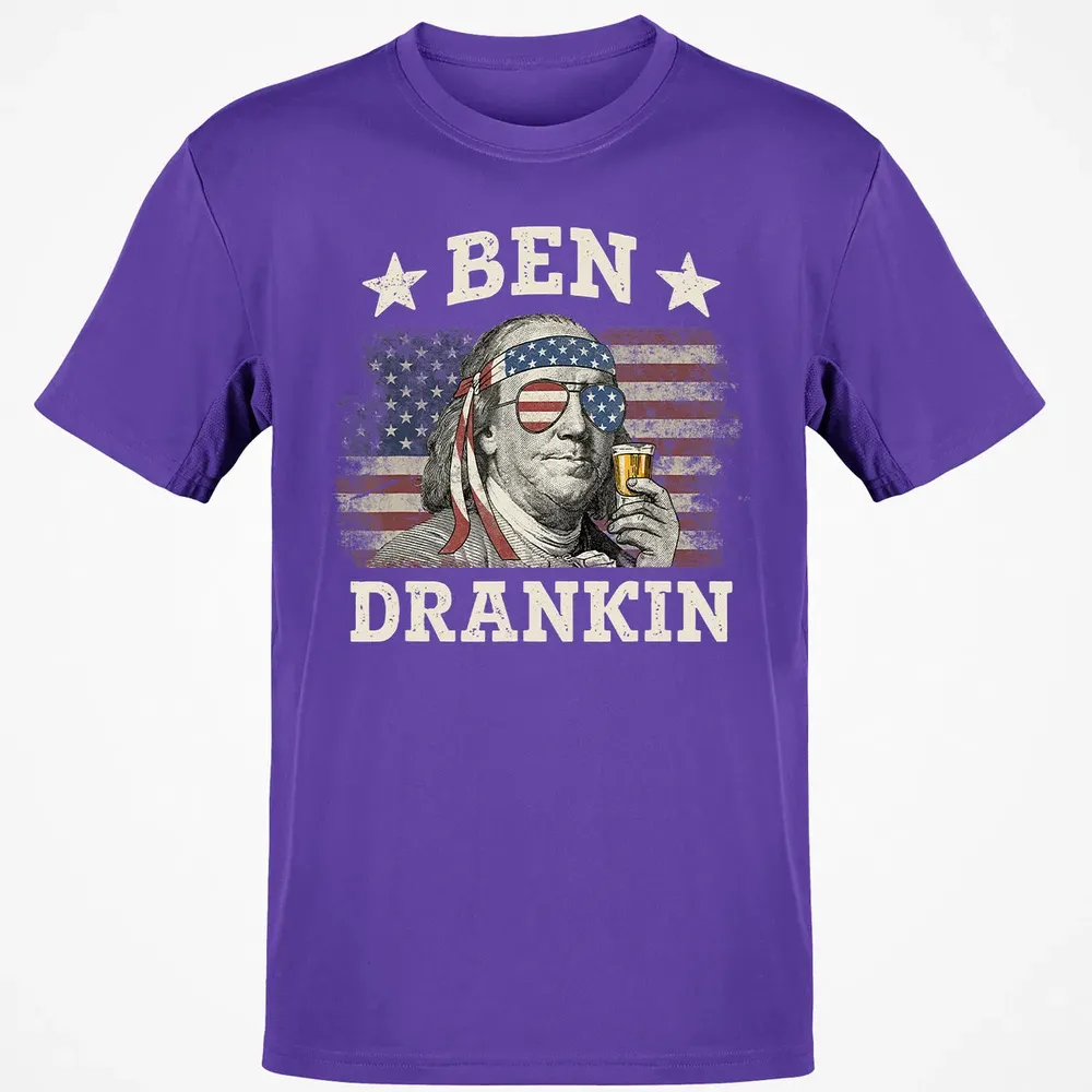 Ben Drankin 4th of July Patriotic Funny Classic Unisex T-Shirt - 10