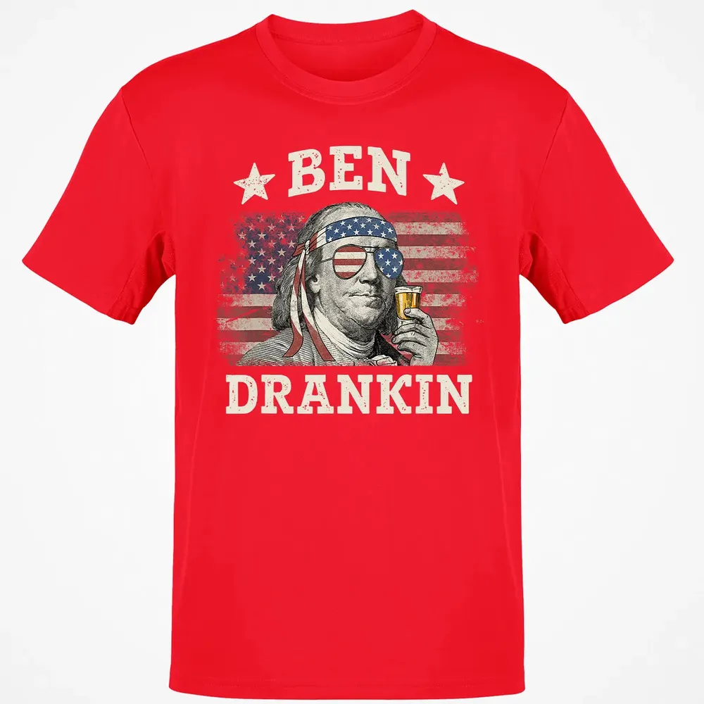 Ben Drankin 4th of July Patriotic Funny Classic Unisex T-Shirt - 11