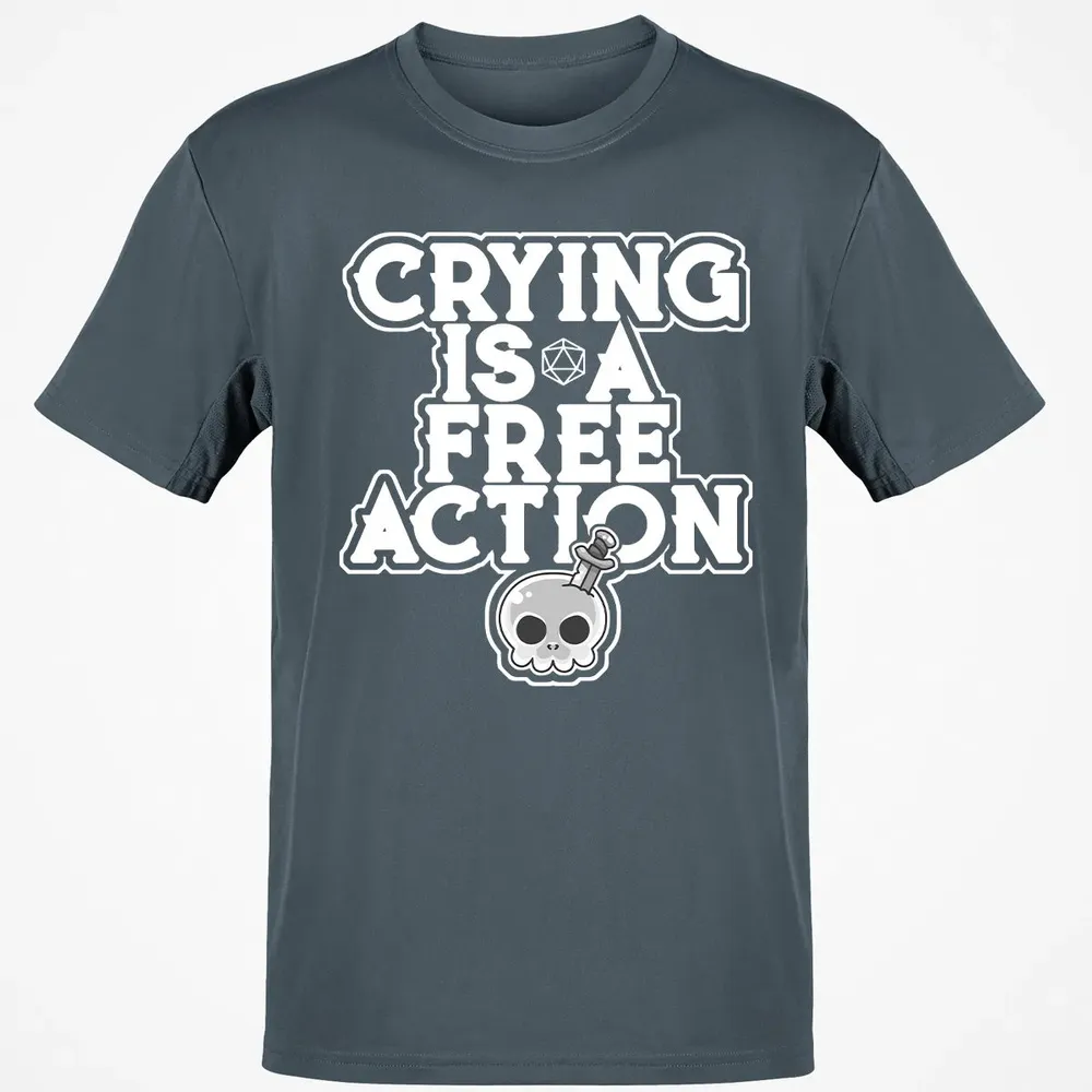 Crying Is A Free Action Classic Unisex T-Shirt - 4