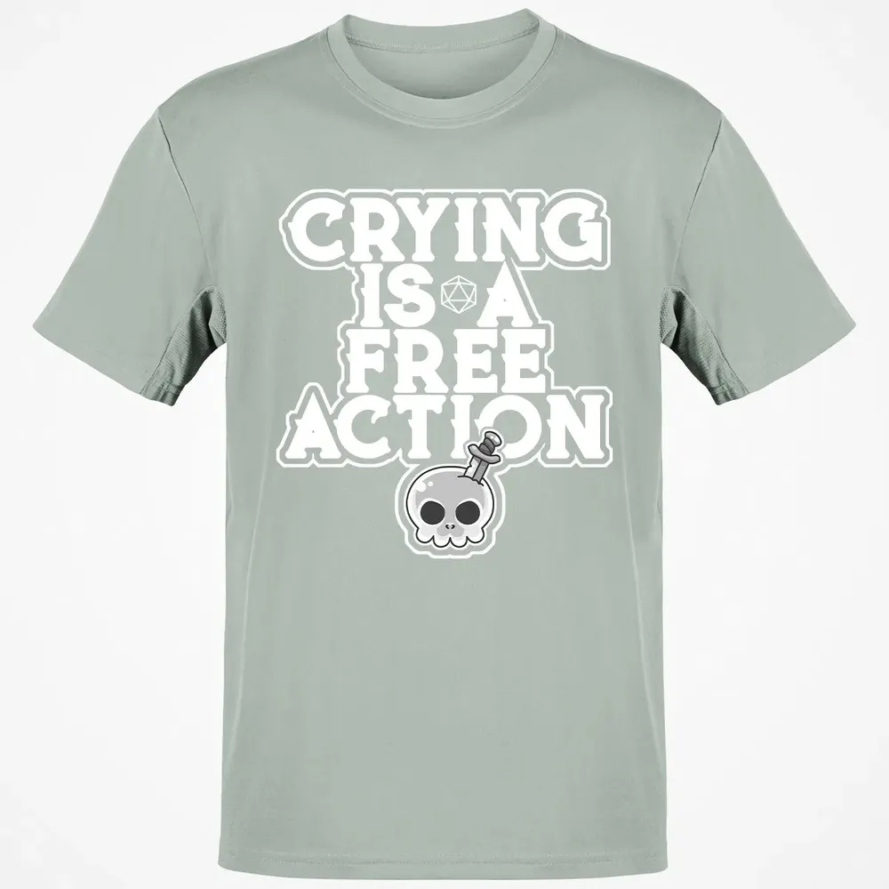 Crying Is A Free Action Classic Unisex T-Shirt - 3