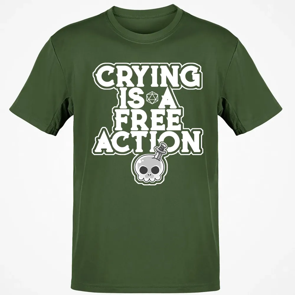 Crying Is A Free Action Classic Unisex T-Shirt - 7