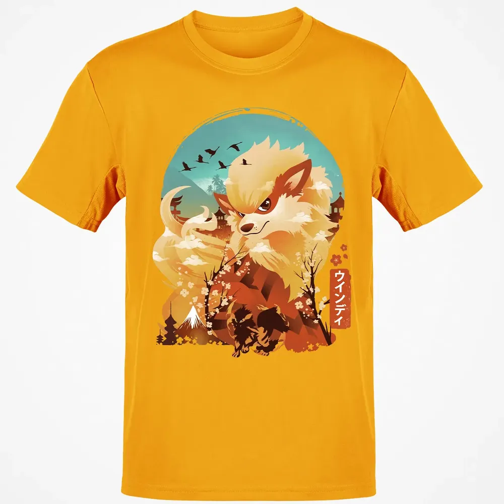 Ukiyo e Fire Monster Classic Unisex T-Shirt - 5