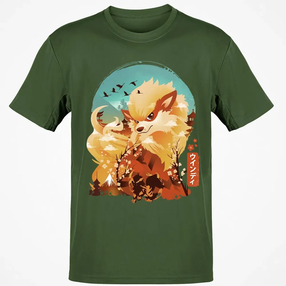 Ukiyo e Fire Monster Classic Unisex T-Shirt - 7