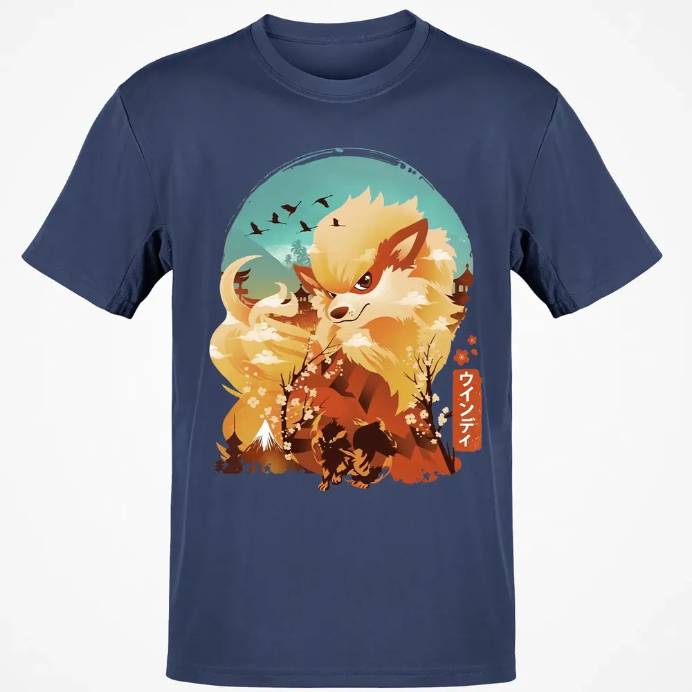 Ukiyo e Fire Monster Classic Unisex T-Shirt - 8