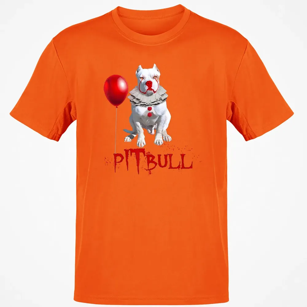 Pitbull IT Clown For Halloween Day Horror  Gift Classic Unisex T-Shirt - 9