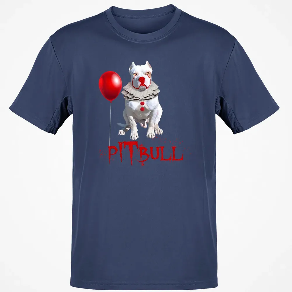 Pitbull IT Clown For Halloween Day Horror  Gift Classic Unisex T-Shirt - 8