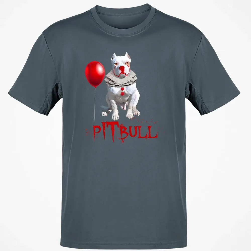 Pitbull IT Clown For Halloween Day Horror  Gift Classic Unisex T-Shirt - 4