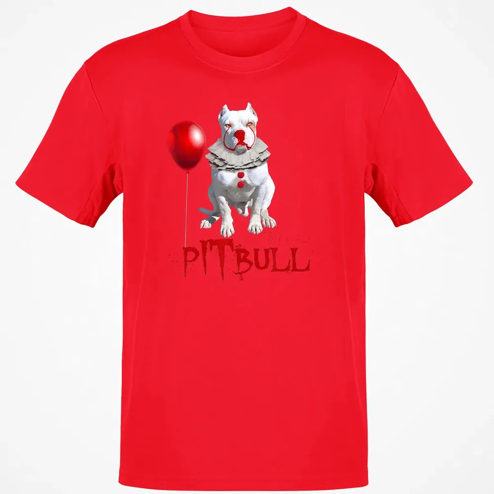 Pitbull IT Clown For Halloween Day Horror  Gift Classic Unisex T-Shirt - 11