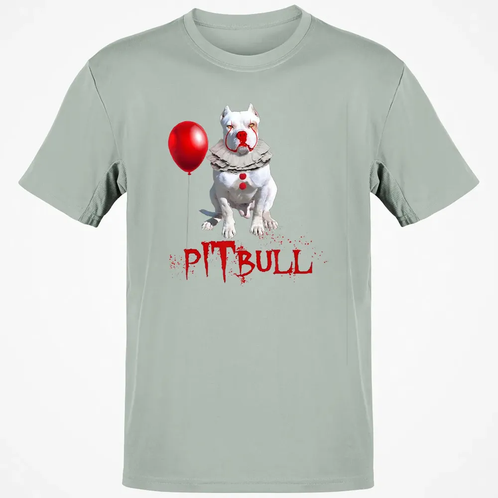 Pitbull IT Clown For Halloween Day Horror  Gift Classic Unisex T-Shirt - 3