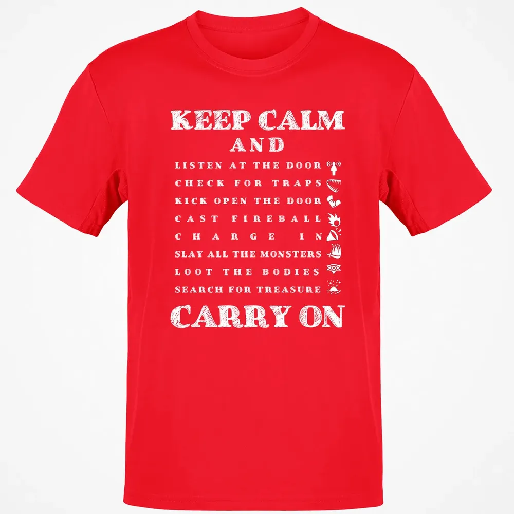 Keep Calm And Carry On Classic Unisex T-Shirt - 11