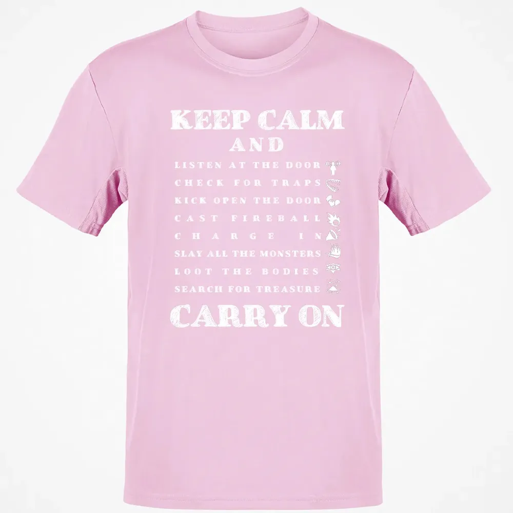 Keep Calm And Carry On Classic Unisex T-Shirt - 6