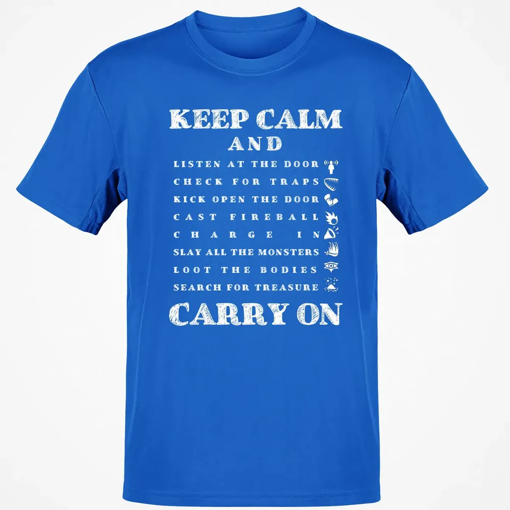 Keep Calm And Carry On Classic Unisex T-Shirt - 12