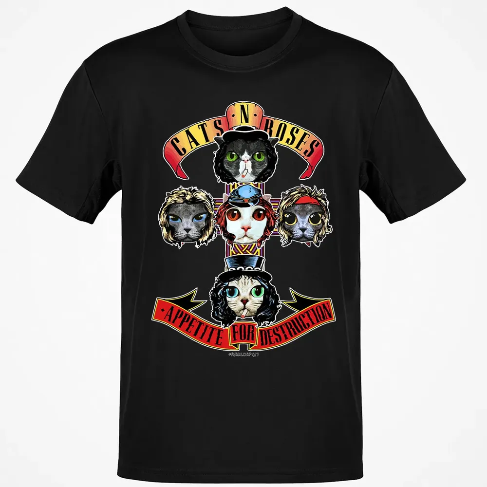 Cats N Roses Classic Unisex T-Shirt - 2