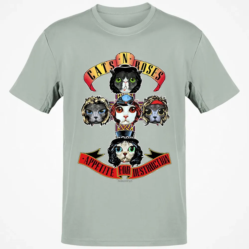Cats N Roses Classic Unisex T-Shirt - 3