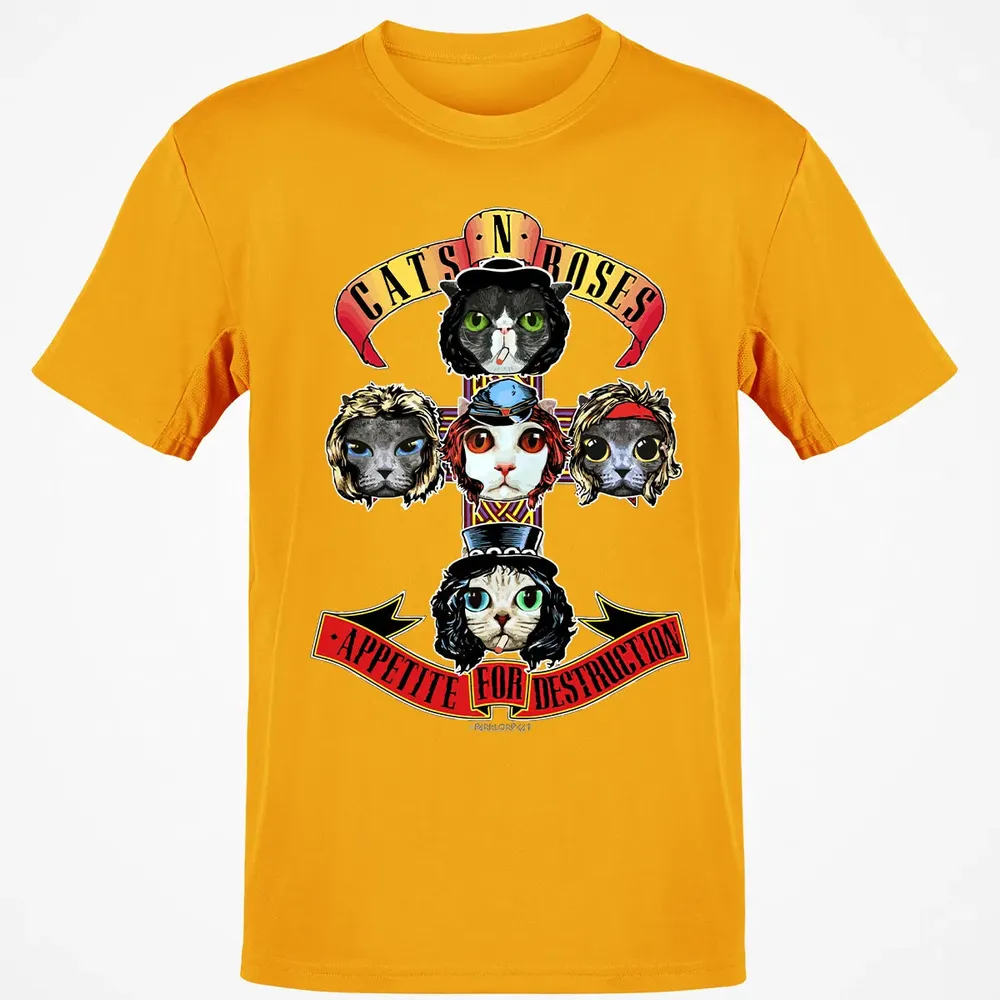 Cats N Roses Classic Unisex T-Shirt - 5