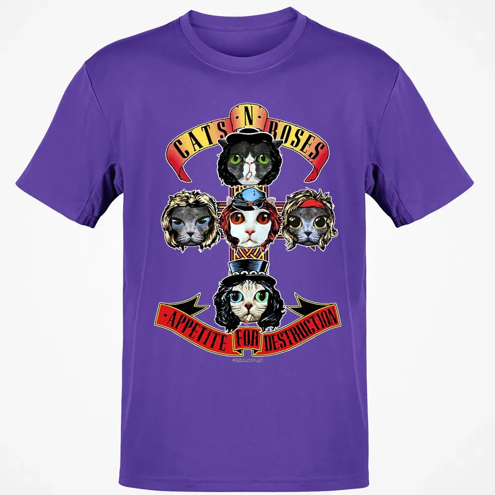 Cats N Roses Classic Unisex T-Shirt - 10