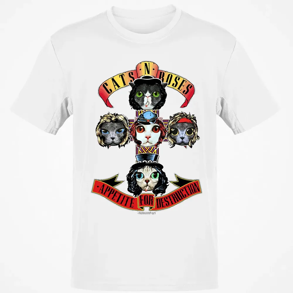 Cats N Roses Classic Unisex T-Shirt - 13