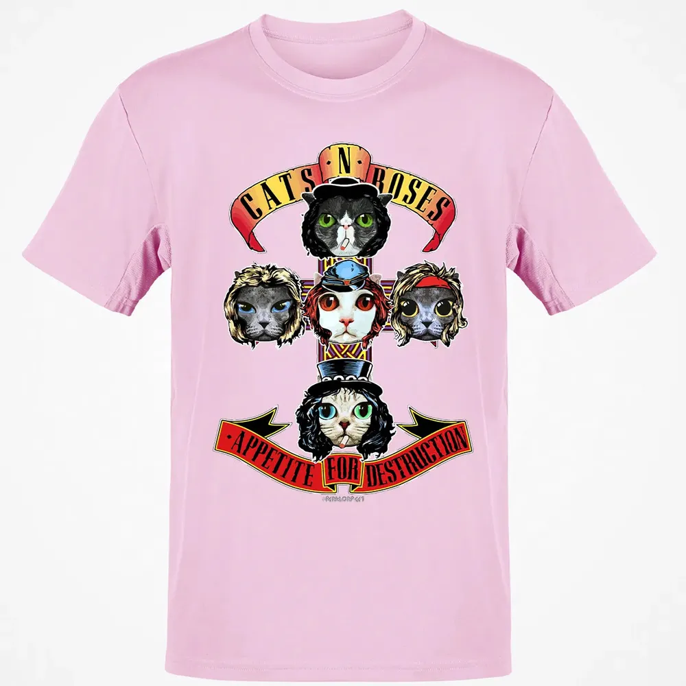 Cats N Roses Classic Unisex T-Shirt - 6