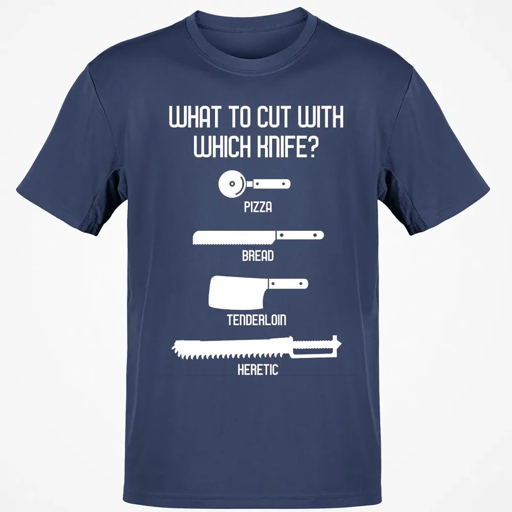 Cut With Which Knife Classic Unisex T-Shirt - 8