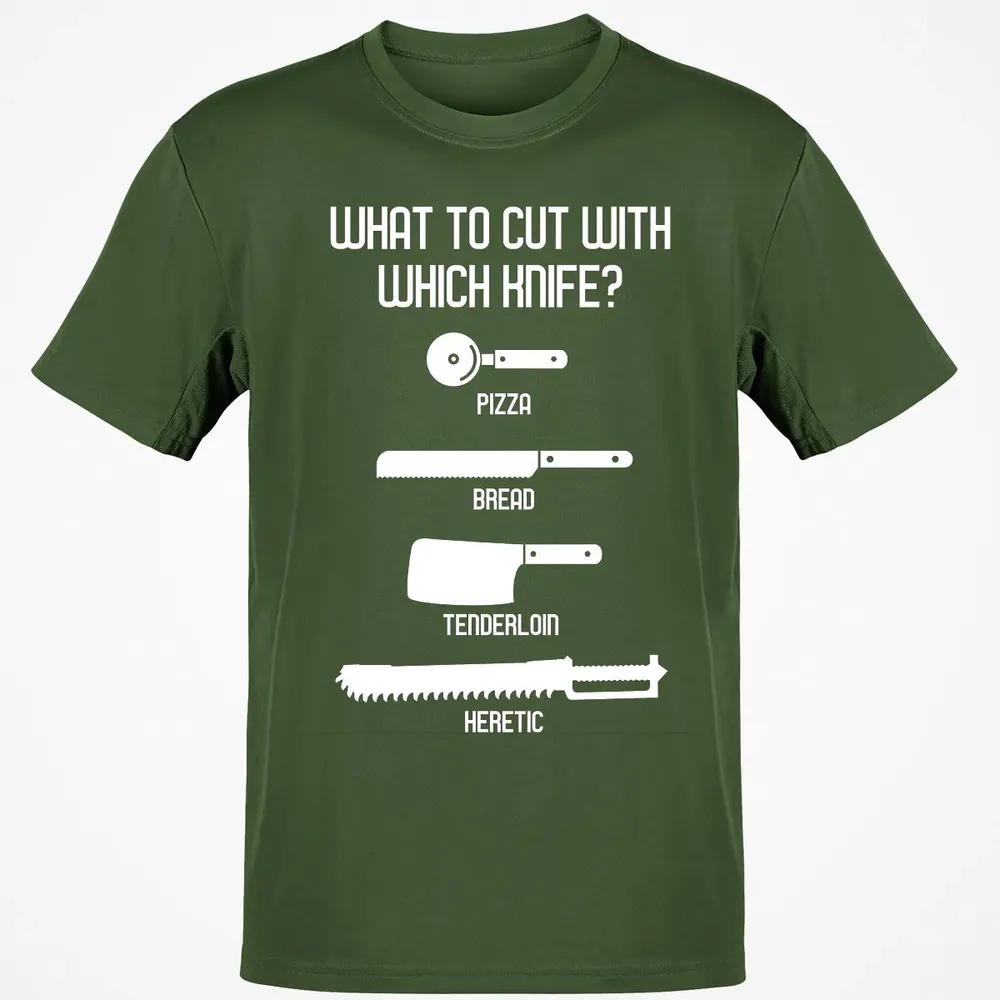 Cut With Which Knife Classic Unisex T-Shirt - 7