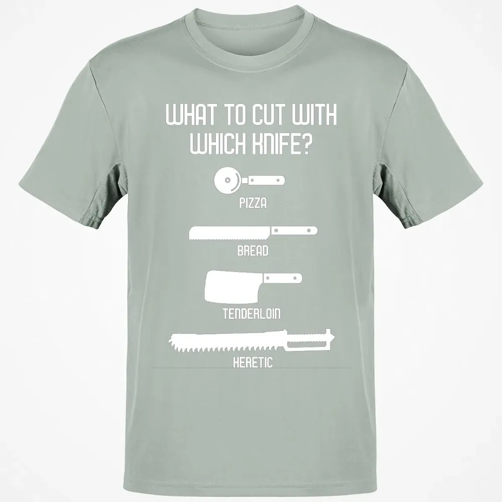 Cut With Which Knife Classic Unisex T-Shirt - 3
