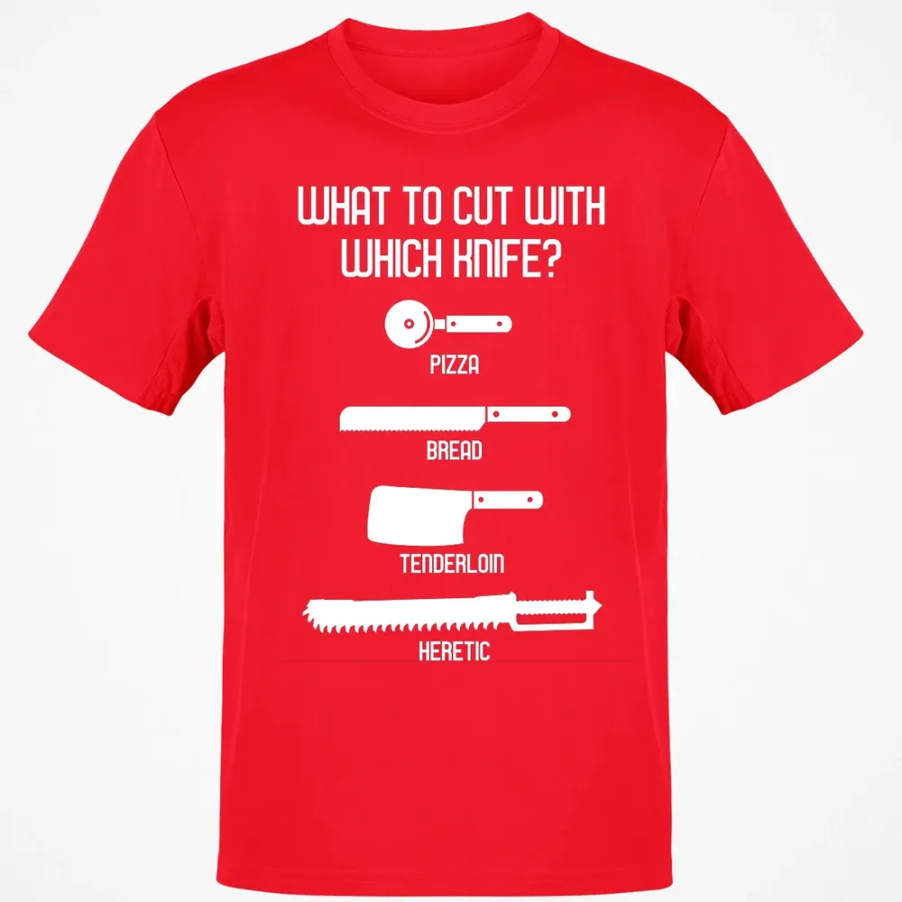 Cut With Which Knife Classic Unisex T-Shirt - 11