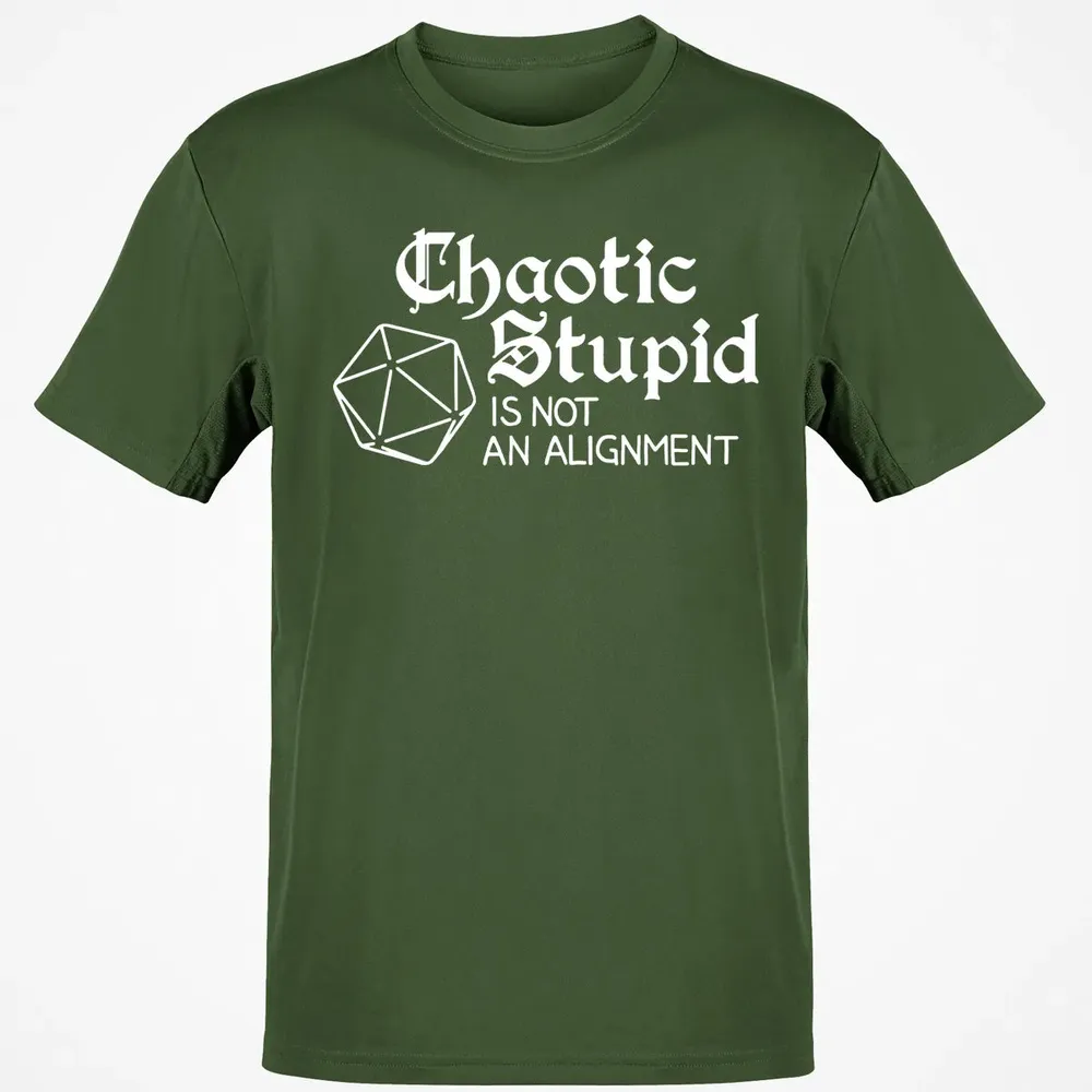 Chaotic Stupid Is Not An Alignment Classic Unisex T-Shirt - 7