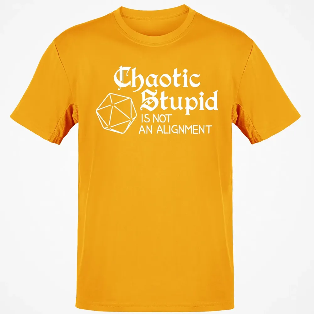 Chaotic Stupid Is Not An Alignment Classic Unisex T-Shirt - 5