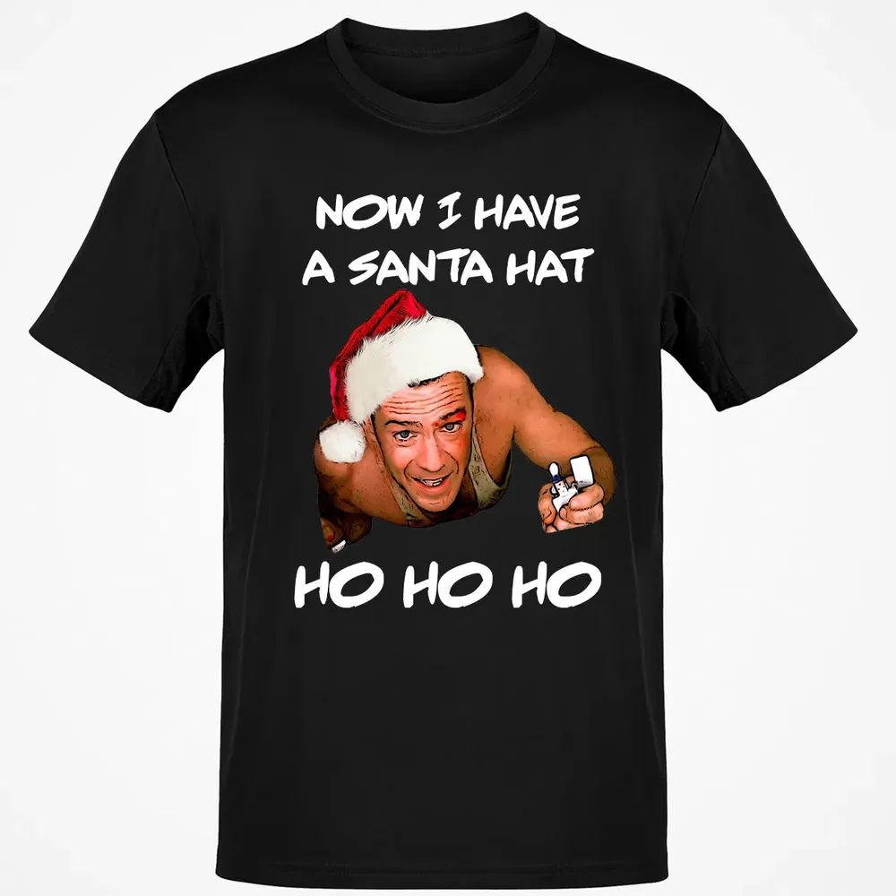Now I Have A Santa Hat Ho-Ho-Ho Classic Unisex T-Shirt - 2
