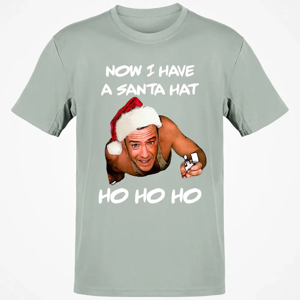 Now I Have A Santa Hat Ho-Ho-Ho Classic Unisex T-Shirt - 3