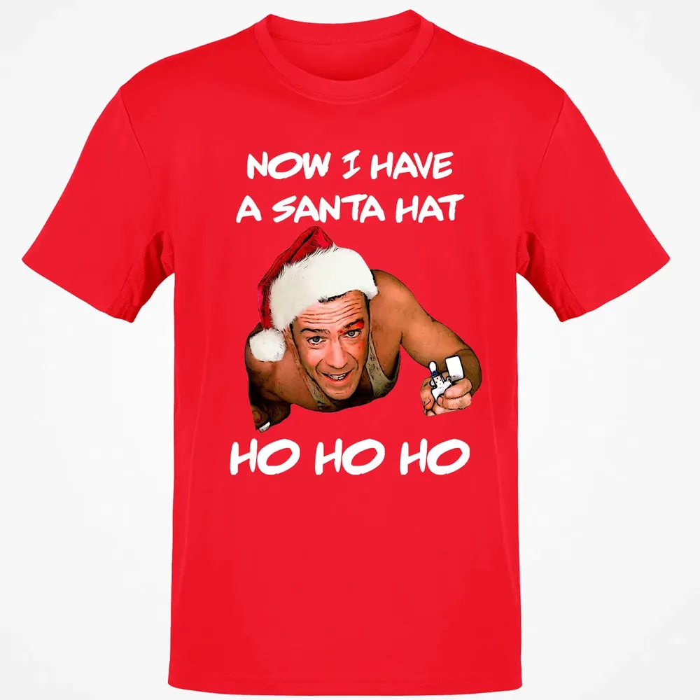 Now I Have A Santa Hat Ho-Ho-Ho Classic Unisex T-Shirt - 11