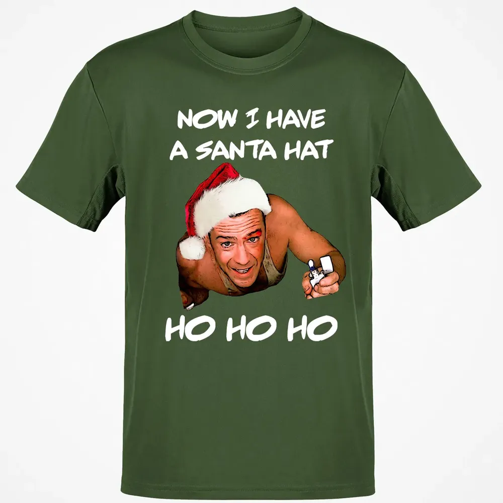 Now I Have A Santa Hat Ho-Ho-Ho Classic Unisex T-Shirt - 7