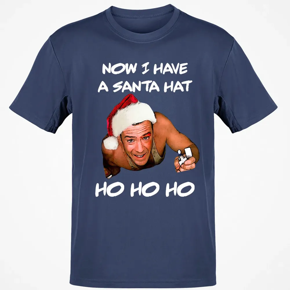 Now I Have A Santa Hat Ho-Ho-Ho Classic Unisex T-Shirt - 8