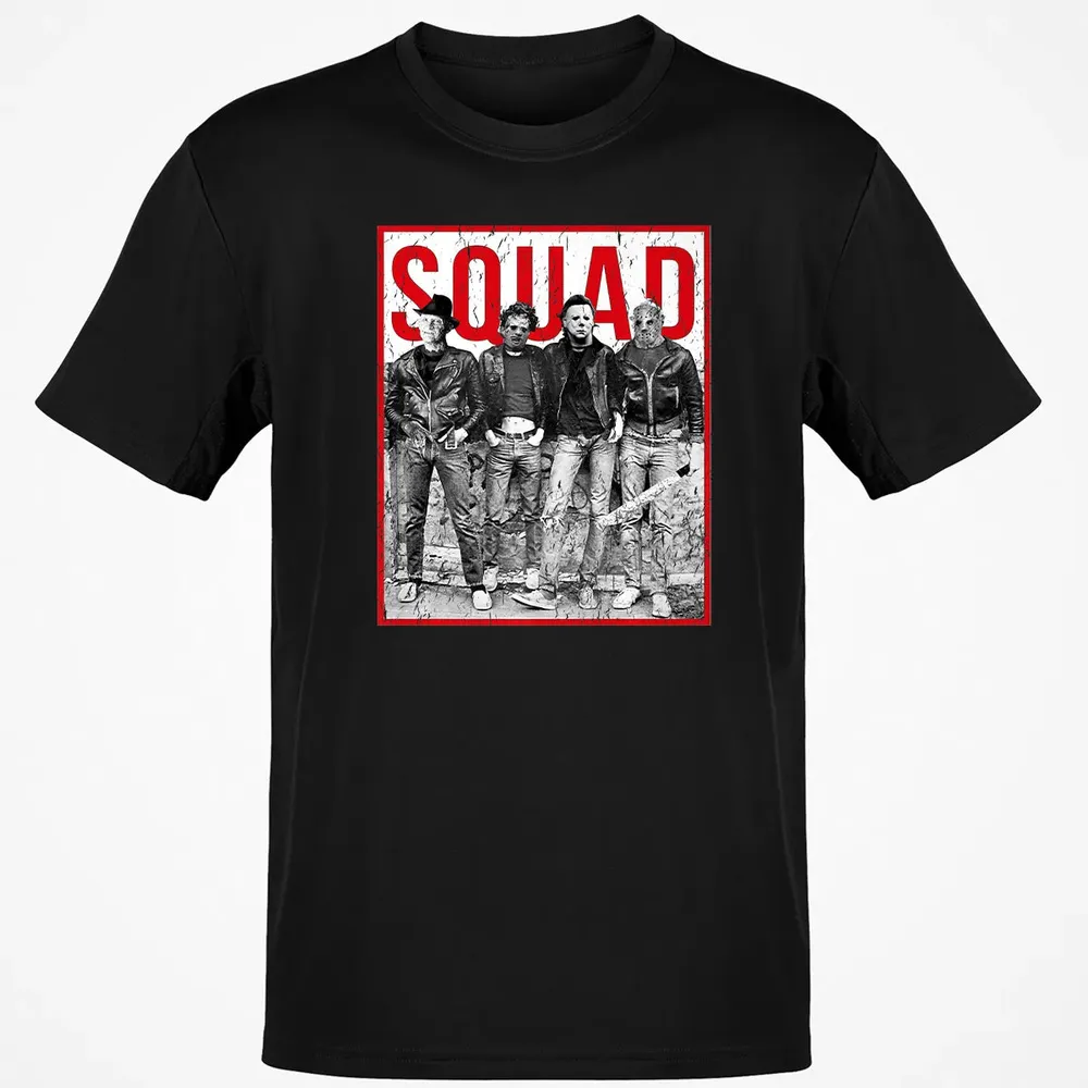 Jason Squad Halloween Horror Funny Scary Distressed Costume Premium Classic Unisex T-Shirt - 2