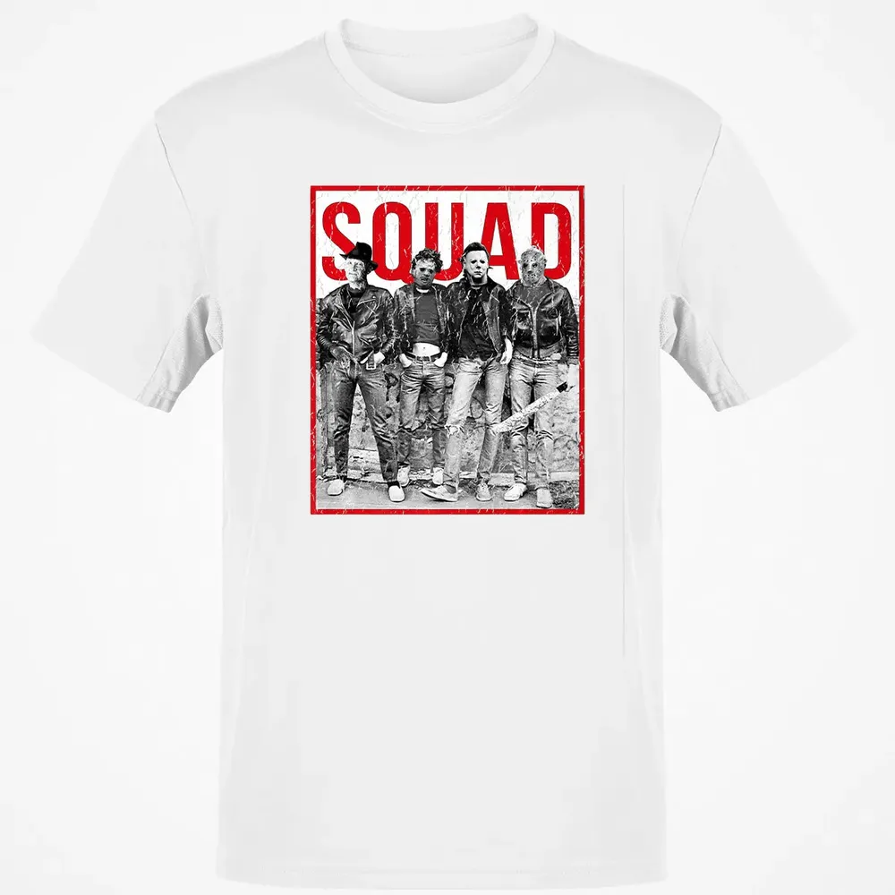 Jason Squad Halloween Horror Funny Scary Distressed Costume Premium Classic Unisex T-Shirt - 13