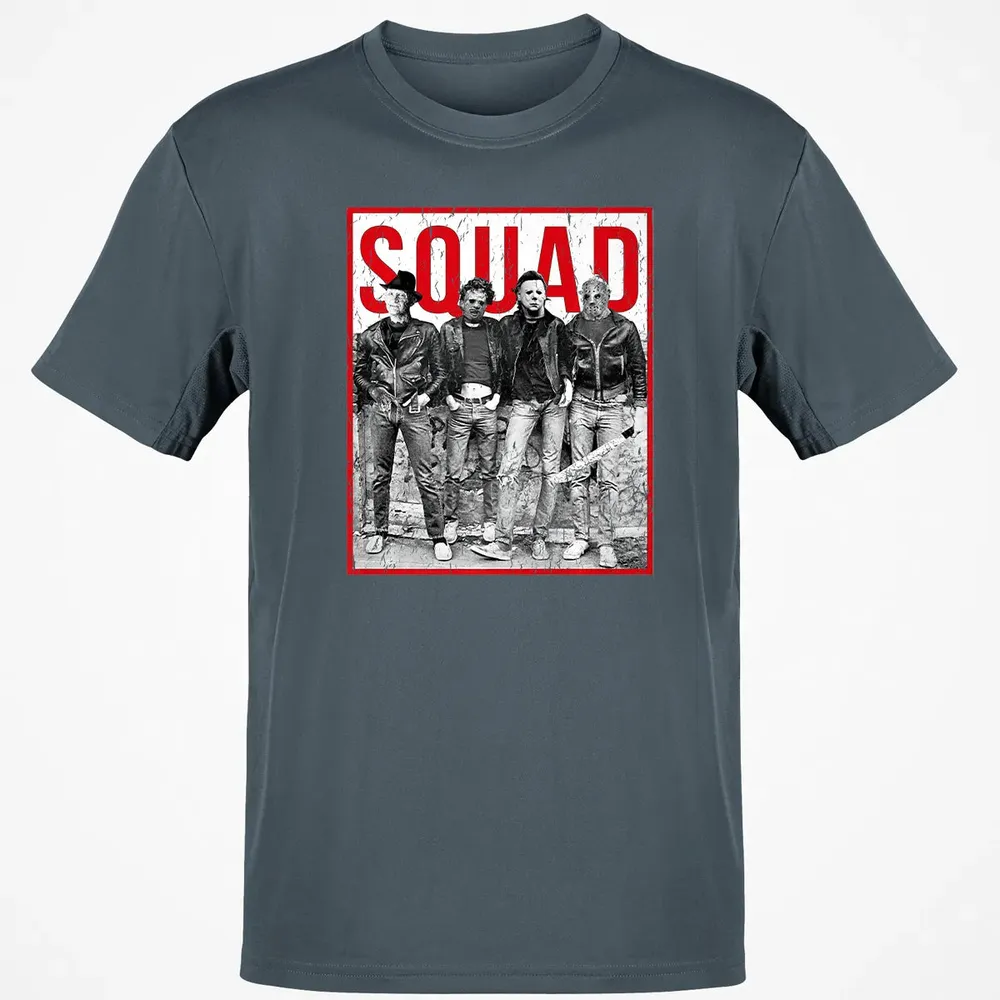 Jason Squad Halloween Horror Funny Scary Distressed Costume Premium Classic Unisex T-Shirt - 4