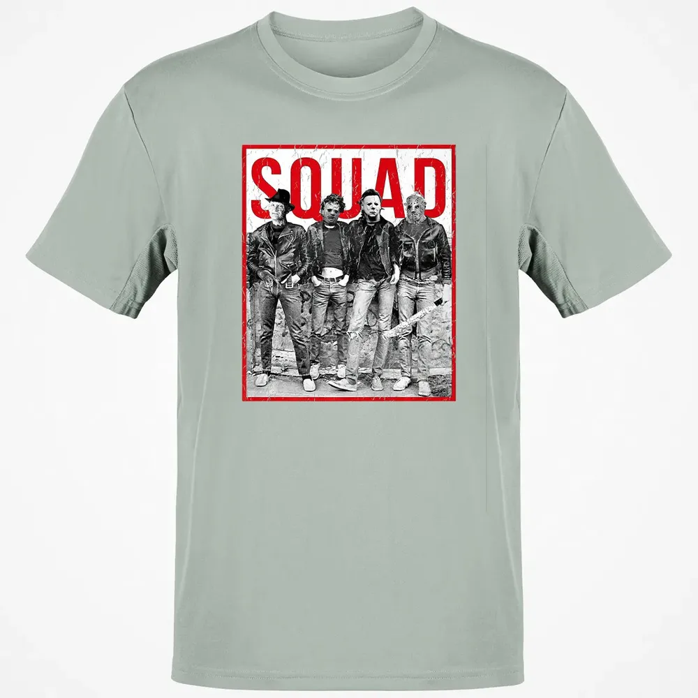 Jason Squad Halloween Horror Funny Scary Distressed Costume Premium Classic Unisex T-Shirt - 3
