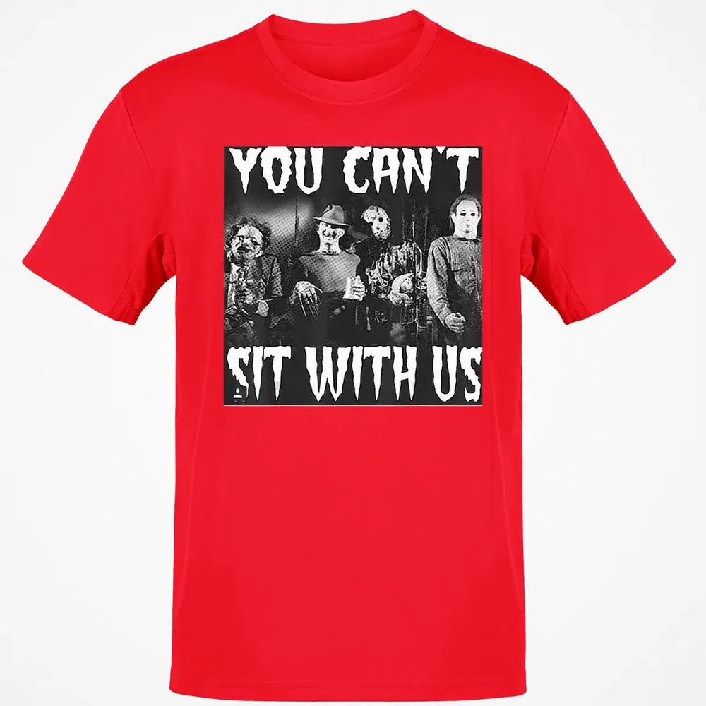 you can't sit with us funny halloween horror Classic Unisex T-Shirt - 11