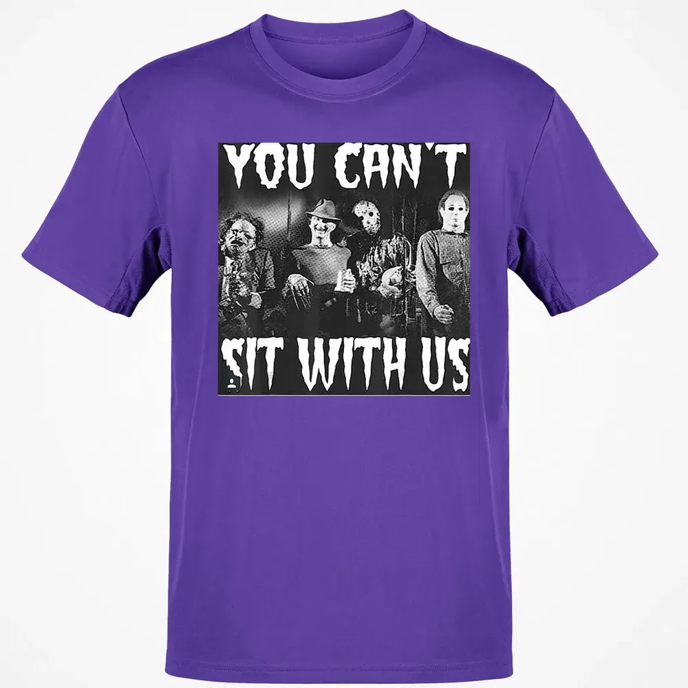you can't sit with us funny halloween horror Classic Unisex T-Shirt - 10
