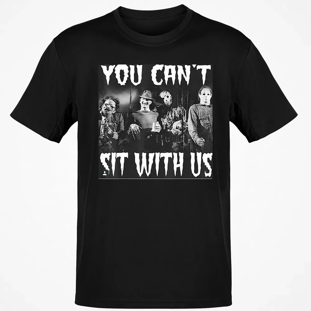 you can't sit with us funny halloween horror Classic Unisex T-Shirt - 2