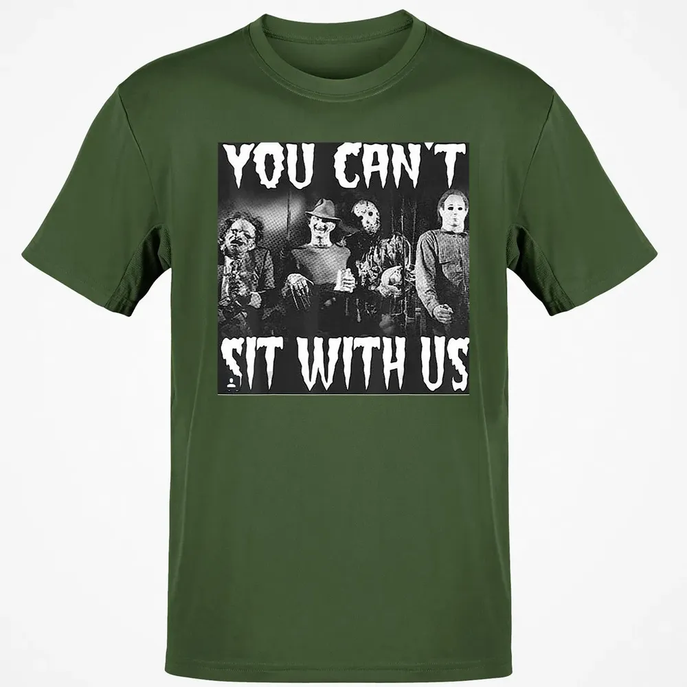 you can't sit with us funny halloween horror Classic Unisex T-Shirt - 7