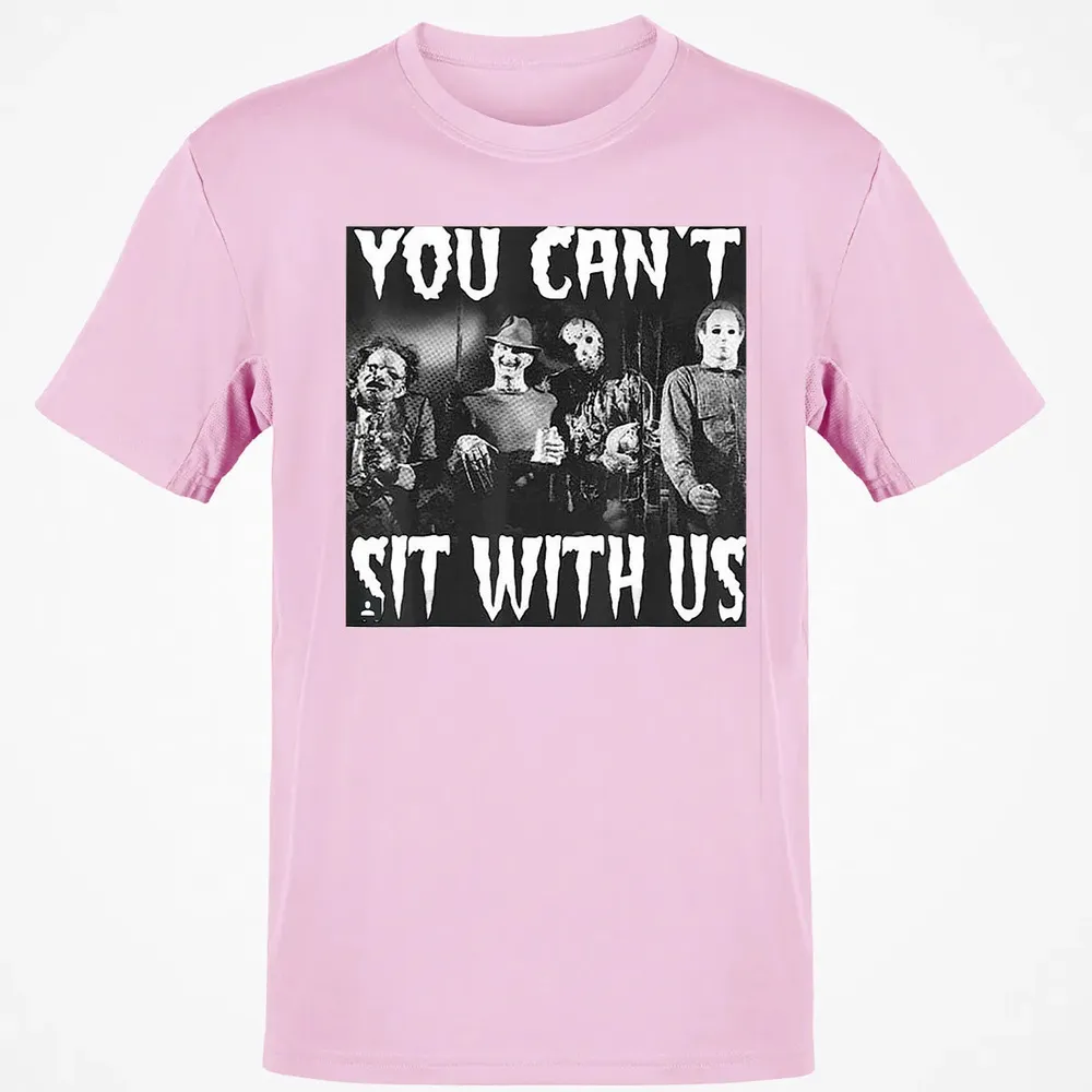 you can't sit with us funny halloween horror Classic Unisex T-Shirt - 6