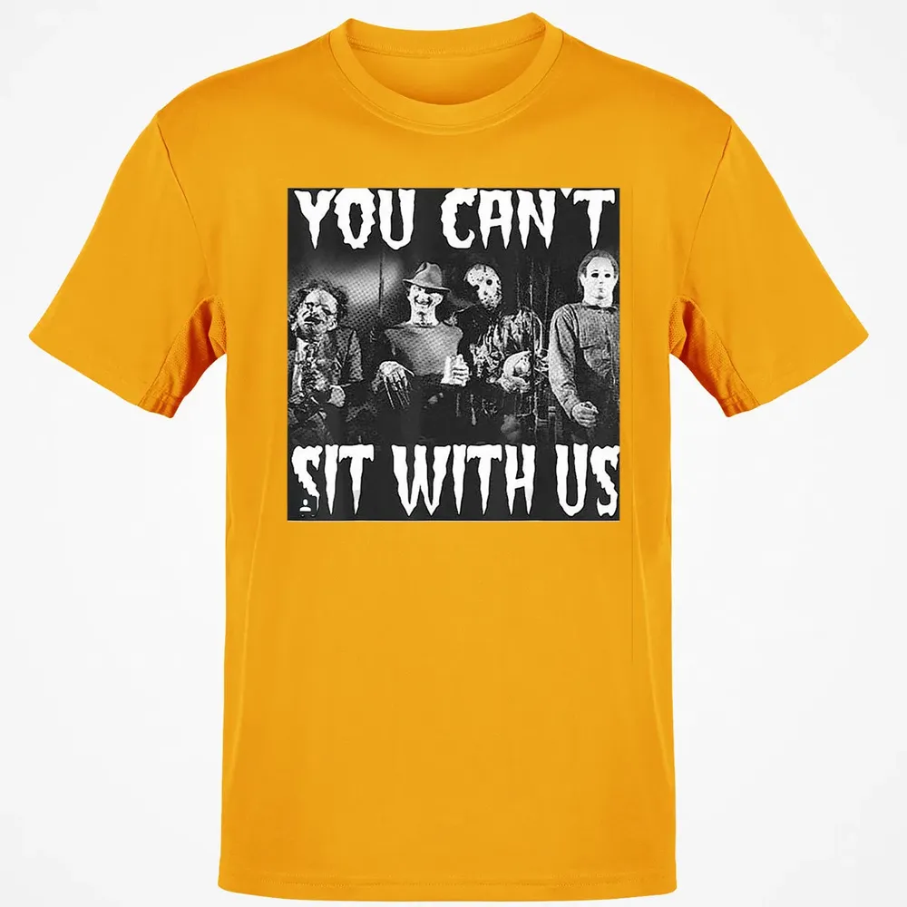 you can't sit with us funny halloween horror Classic Unisex T-Shirt - 5