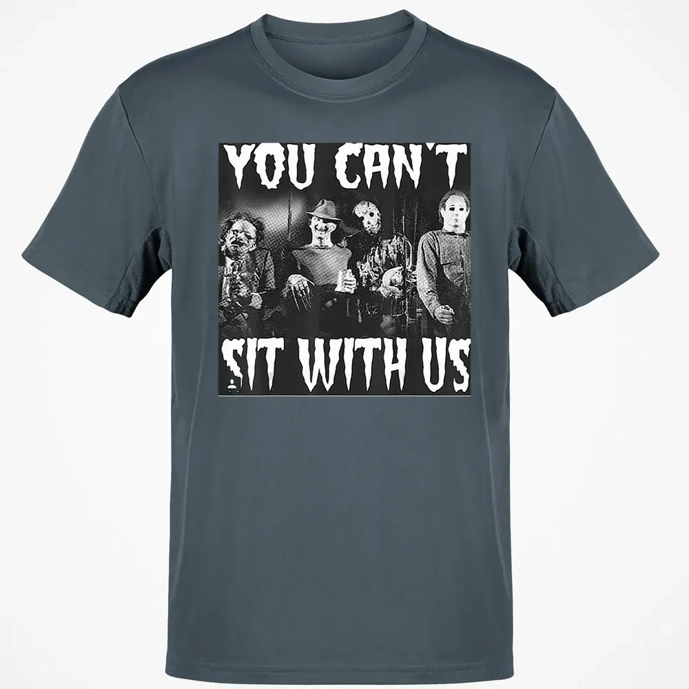 you can't sit with us funny halloween horror Classic Unisex T-Shirt - 4