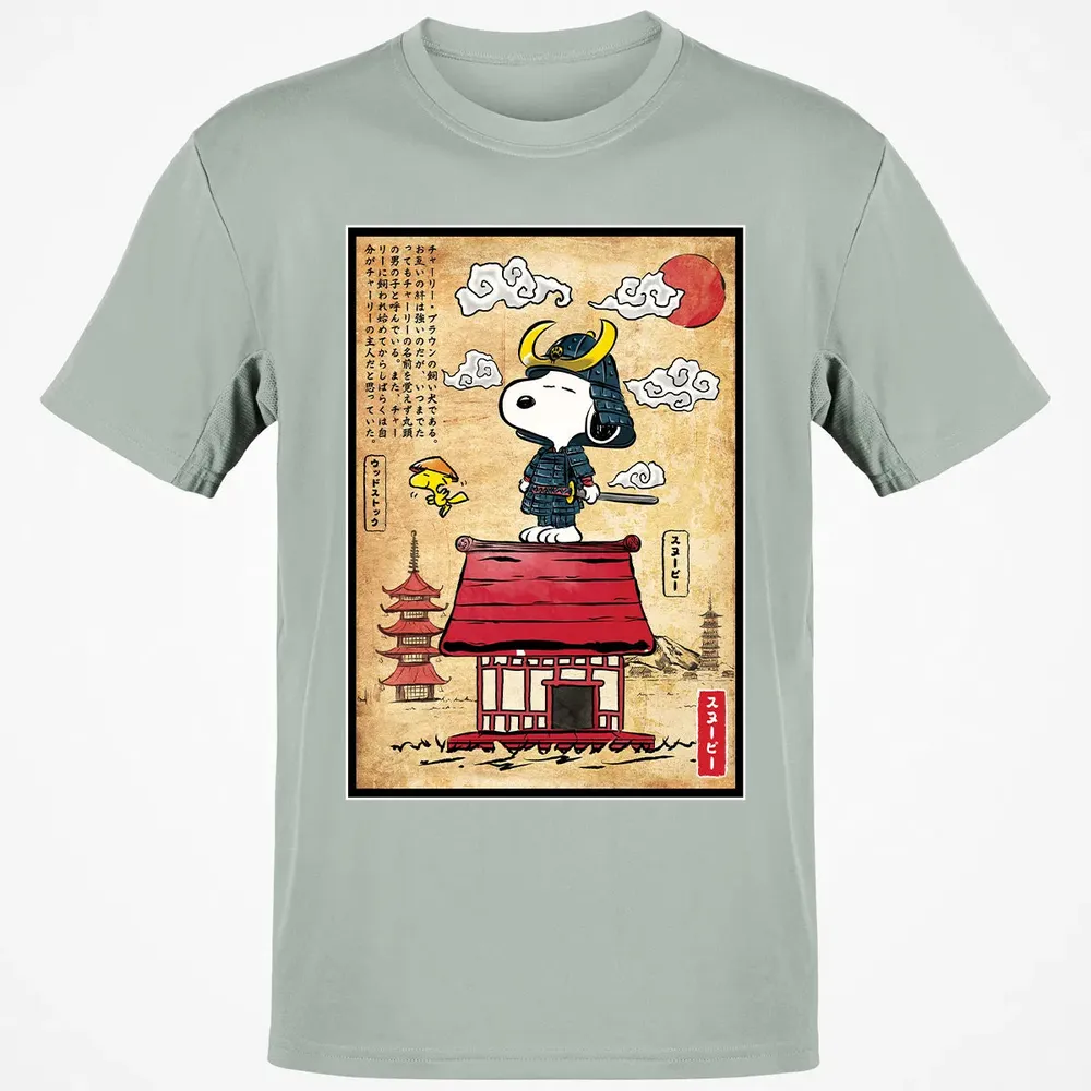 Beagle Samurai in Japan Classic Unisex T-Shirt - 3