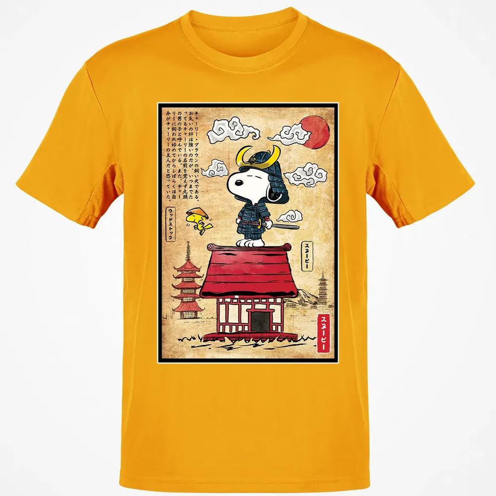 Beagle Samurai in Japan Classic Unisex T-Shirt - 5
